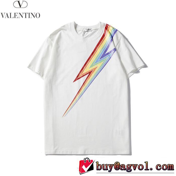 ヴァレンティノ2019夏ファション新品 VALENTINO 2色可選  Tシャツ/半袖 いろいろ選べる