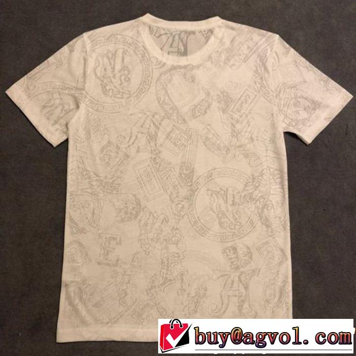 VIPセール 半袖Tシャツ 今旬のシルエットバランス  VERSACE ヴェルサーチ 2019即旬な装いに