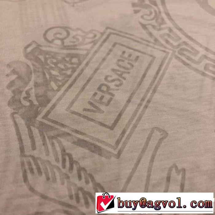 VIPセール 半袖Tシャツ 今旬のシルエットバランス  VERSACE ヴェルサーチ 2019即旬な装いに
