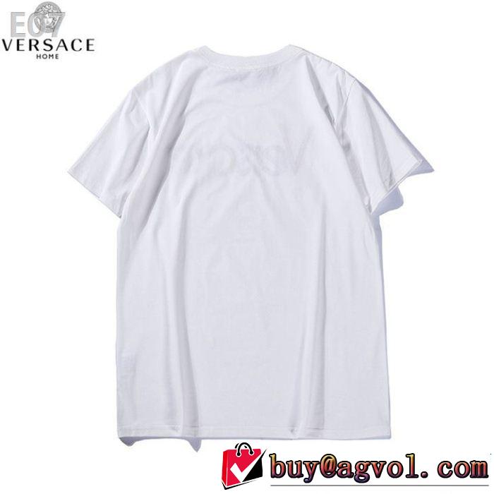 VERSACE ヴェルサーチ 半袖Tシャツ 3色可選 夏の王道　適度な上品さ 洗練されたスタイル