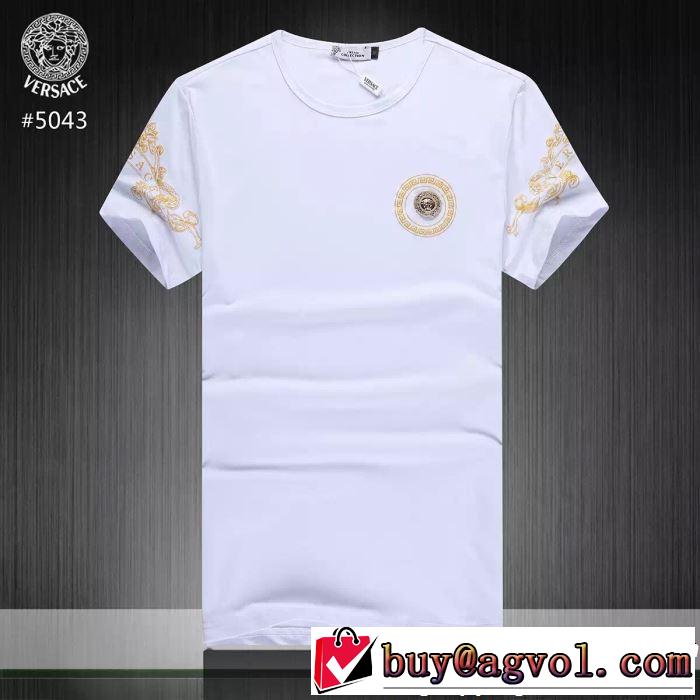 2019年最新ファッション ヴェルサーチVERSACE Tシャツ/ティーシャツ 3色可選 きれいめ派に上質