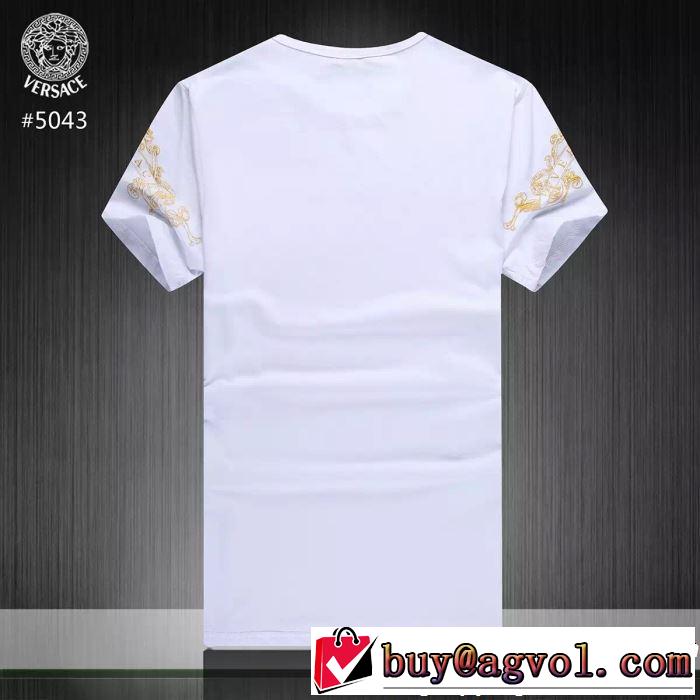2019年最新ファッション ヴェルサーチVERSACE Tシャツ/ティーシャツ 3色可選 きれいめ派に上質