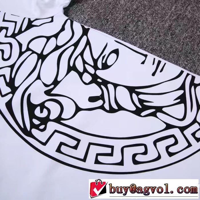 ヴェルサーチVERSACE今年の正解大人気新作  Tシャツ/ティーシャツ 3色可選 2019年の夏のマスト