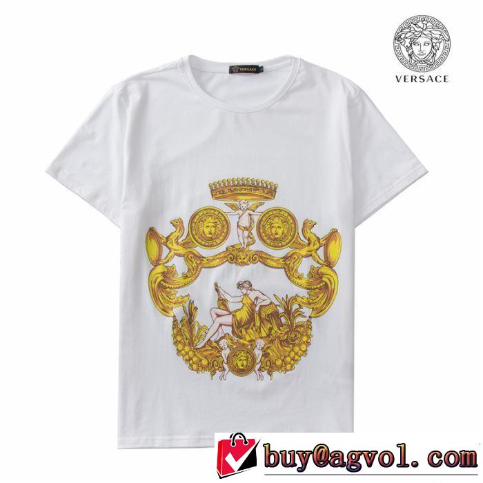 Tシャツ/ティーシャツ 2色可選 春夏に役立つカジュアル ヴェルサーチVERSACE 2019春夏トレンドアイテム