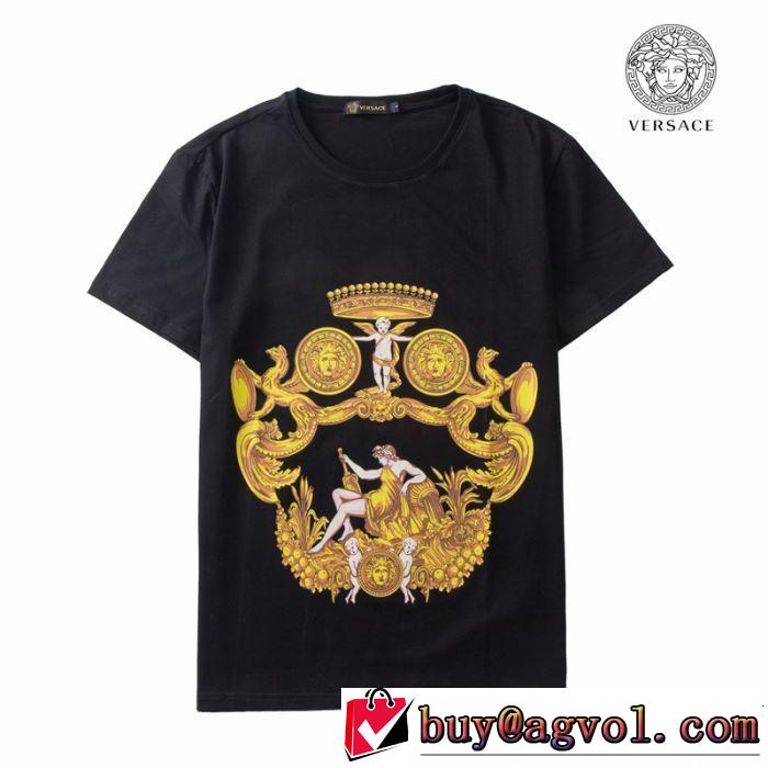 Tシャツ/ティーシャツ 2色可選 春夏に役立つカジュアル ヴェルサーチVERSACE 2019春夏トレンドアイテム