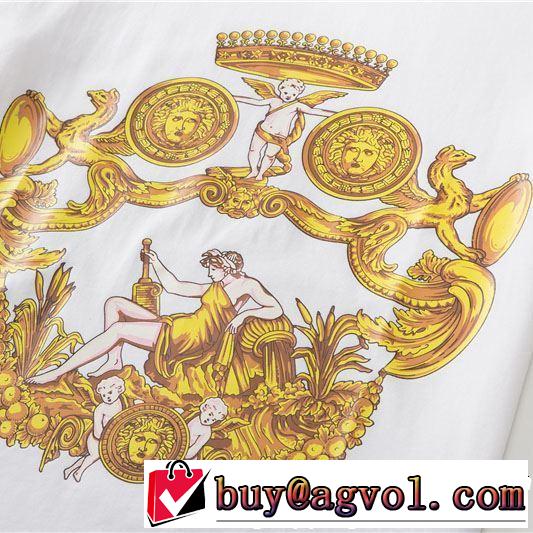 Tシャツ/ティーシャツ 2色可選 春夏に役立つカジュアル ヴェルサーチVERSACE 2019春夏トレンドアイテム