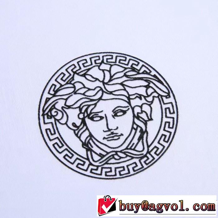 夏のフレッシュな気分に ヴェルサーチVERSACE Tシャツ/ティーシャツ 3色可選 大人可愛いスタイル