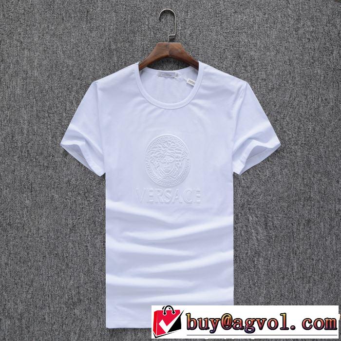  Tシャツ/ティーシャツ 【2019春夏】最新コレクション 2色可選 今シーズン人気のアイテム ヴェルサーチVERSACE 
