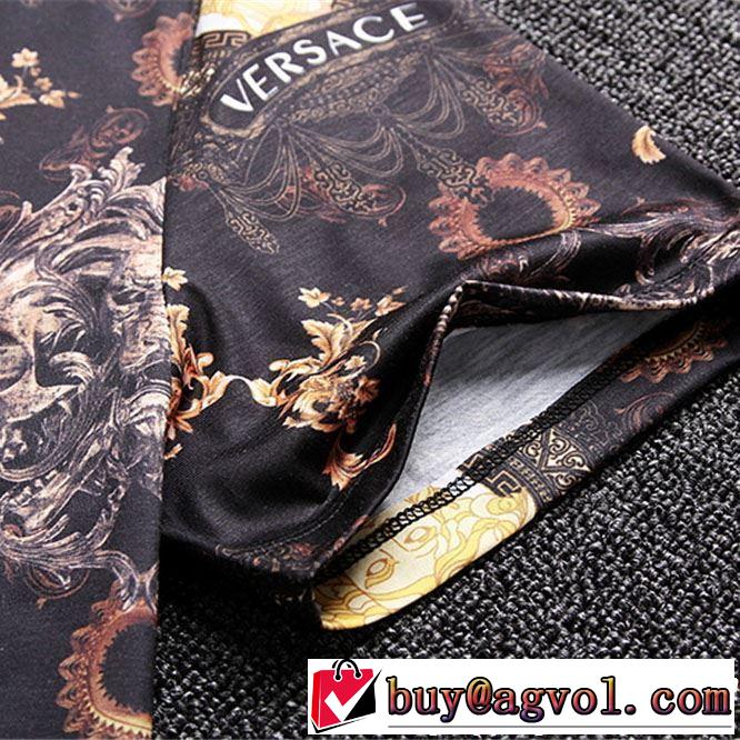 目を引く存在感抜群 ヴェルサーチVERSACE 2019春夏の大注目トレンド Tシャツ/ティーシャツ 2色可選