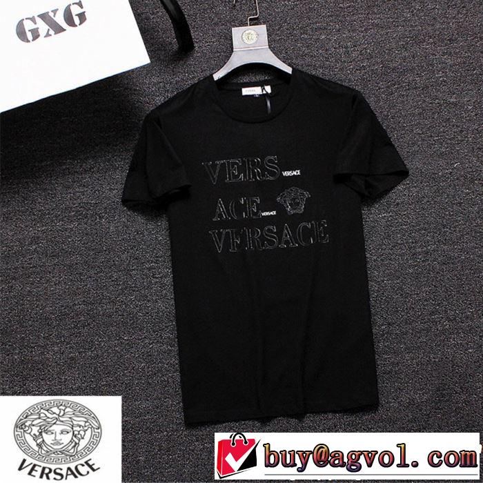 ヴェルサーチVERSACE  2019夏色っぽさ Tシャツ/ティーシャツ 3色可選 春夏らしい華やか