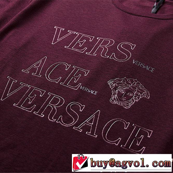 ヴェルサーチVERSACE  2019夏色っぽさ Tシャツ/ティーシャツ 3色可選 春夏らしい華やか
