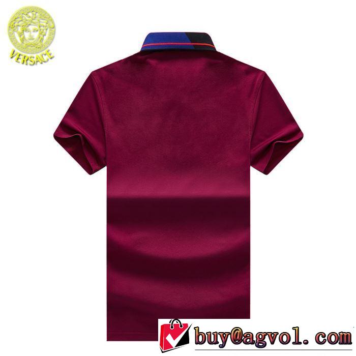Tシャツ/ティーシャツ きちんと感が抜群 ヴェルサーチVERSACE 2019春夏のトレンド新商品  3色可選