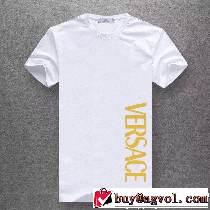 多色可選 新しい斬新なスタイル Tシャツ/ティーシャツ 2019夏ファション新品  ヴェルサーチVERSACE