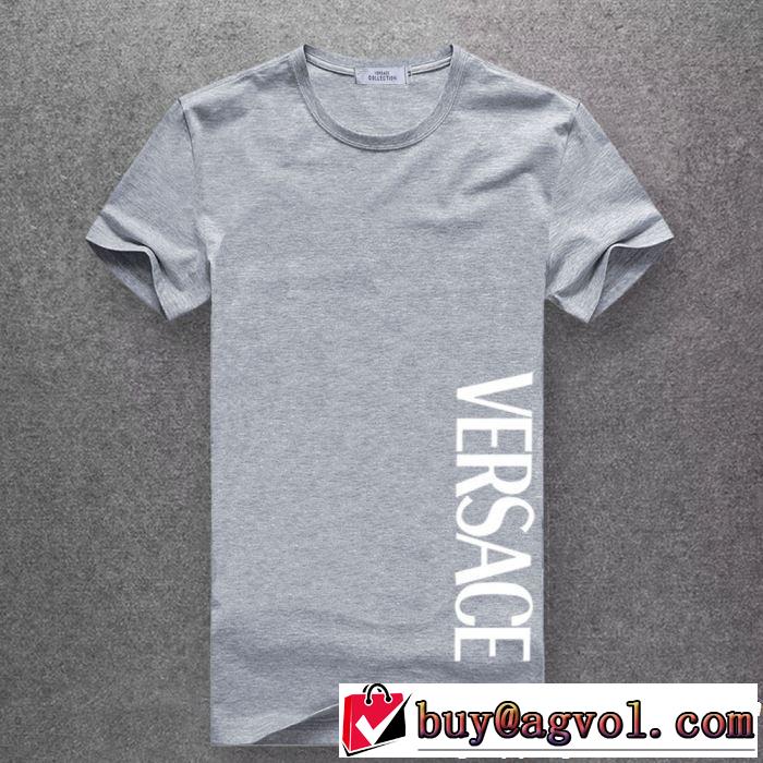 多色可選 新しい斬新なスタイル Tシャツ/ティーシャツ 2019夏ファション新品  ヴェルサーチVERSACE