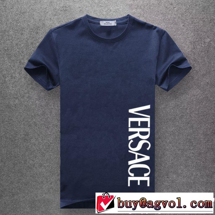 多色可選 新しい斬新なスタイル Tシャツ/ティーシャツ 2019夏ファション新品  ヴェルサーチVERSACE