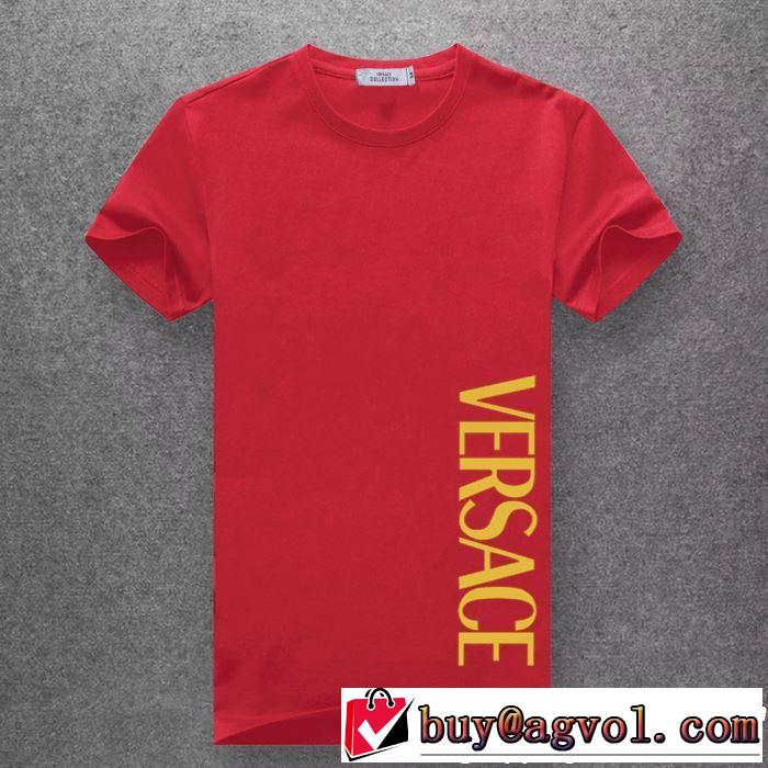 多色可選 新しい斬新なスタイル Tシャツ/ティーシャツ 2019夏ファション新品  ヴェルサーチVERSACE