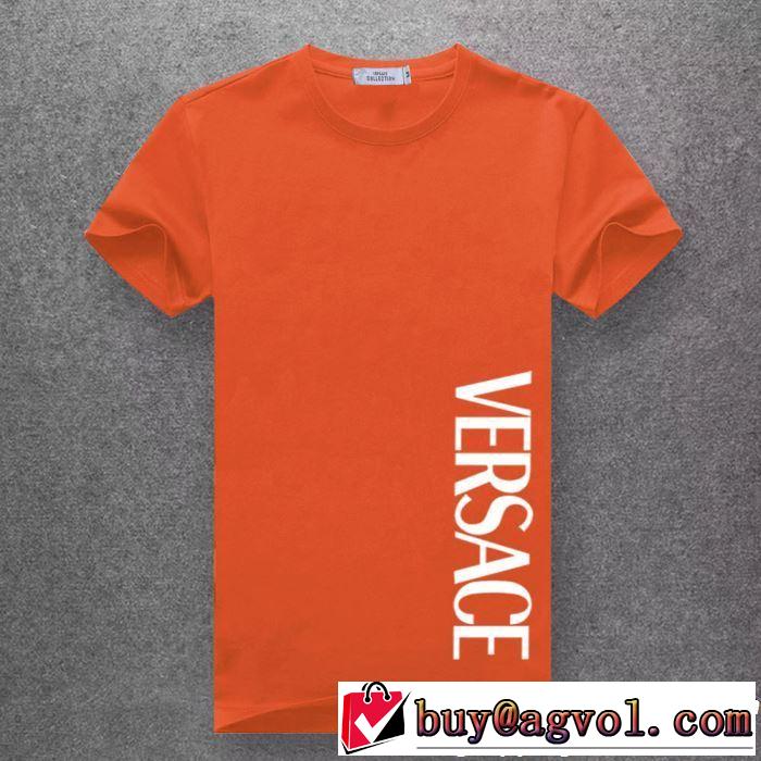 多色可選 新しい斬新なスタイル Tシャツ/ティーシャツ 2019夏ファション新品  ヴェルサーチVERSACE