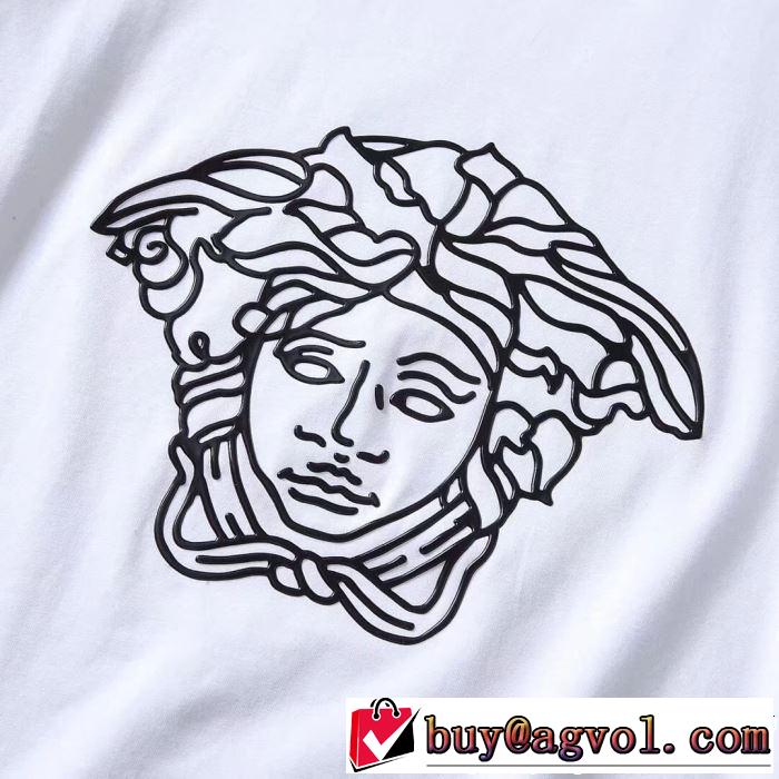 今季流行りの人気新作 ヴェルサーチVERSACE 2019年夏の一押しファッションアイテム Tシャツ/ティーシャツ 2色可選