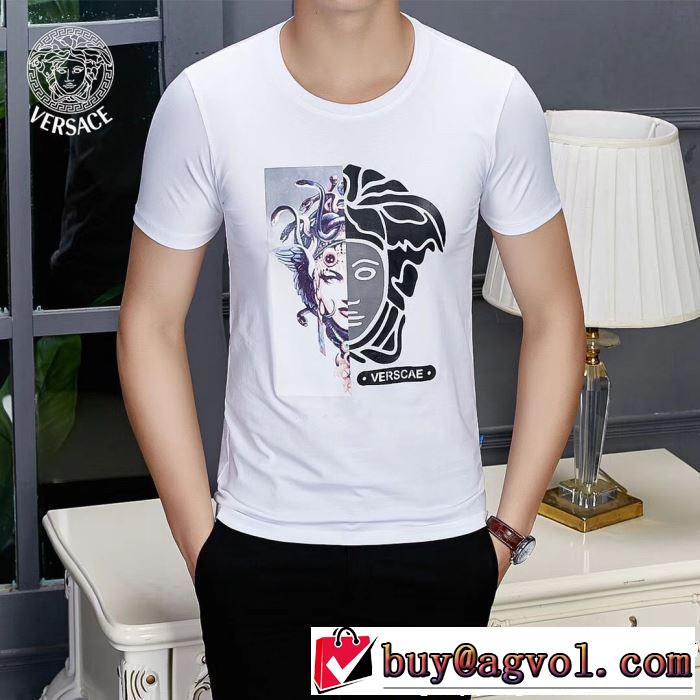 2019SSのトレンド商品 ヴェルサーチVERSACE Tシャツ/ティーシャツ 2色可選 大人のこなれた着こなし