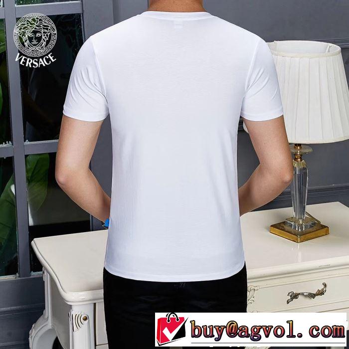 2019SSのトレンド商品 ヴェルサーチVERSACE Tシャツ/ティーシャツ 2色可選 大人のこなれた着こなし