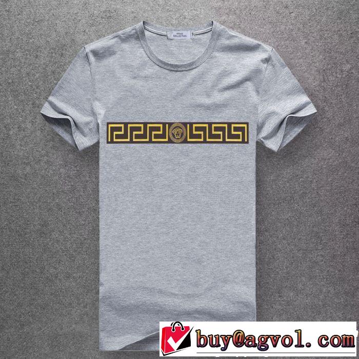ヴェルサーチVERSACE今年流大人っぽさ  Tシャツ/ティーシャツ 多色可選 2019春夏トレンドアイテム