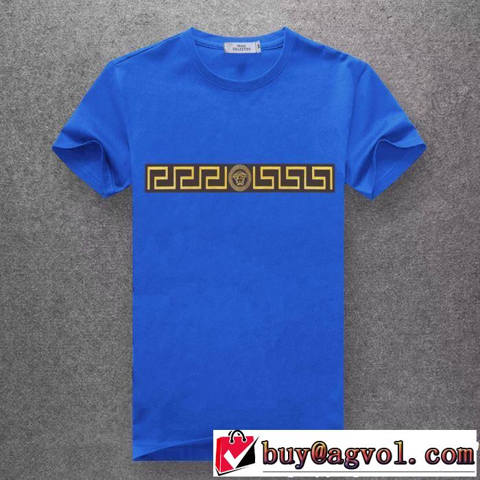 ヴェルサーチVERSACE今年流大人っぽさ  Tシャツ/ティーシャツ 多色可選 2019春夏トレンドアイテム