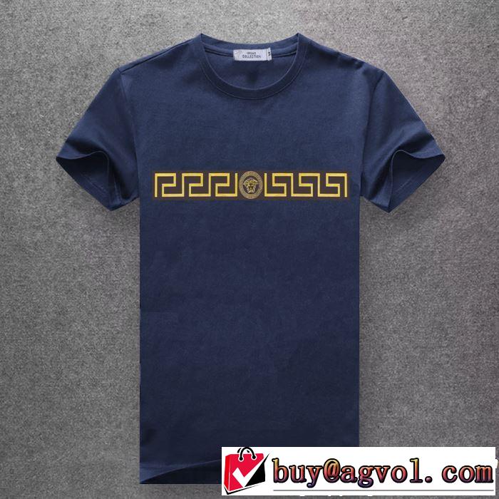 ヴェルサーチVERSACE今年流大人っぽさ  Tシャツ/ティーシャツ 多色可選 2019春夏トレンドアイテム
