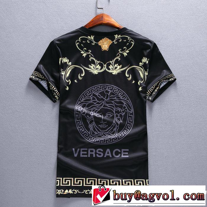 上下セット完売在庫確保 VERSACE2019春夏も引き続き人気セール ヴェルサーチ半袖 