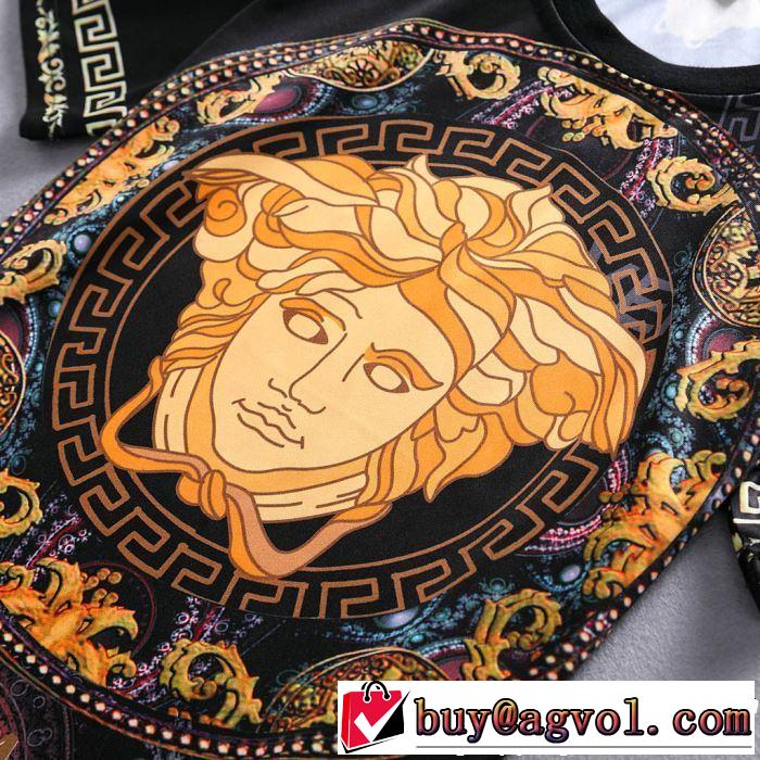 上下セット完売在庫確保 VERSACE2019春夏も引き続き人気セール ヴェルサーチ半袖 
