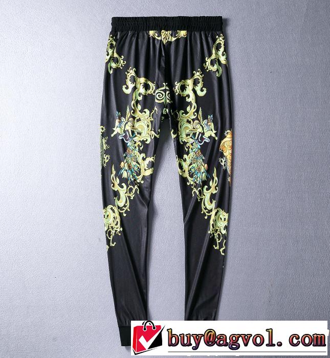 お洒落トレンド人気 半袖 上下セット 2019夏ファション新品 VERSACE 新作限定めっちゃ綺麗色ヴェルサーチ