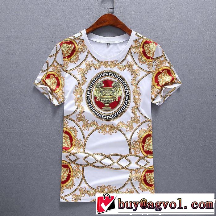 セールで格安 VERSACE 2色可選2019春夏の大注目トレンド ヴェルサーチ 半袖 上下セット