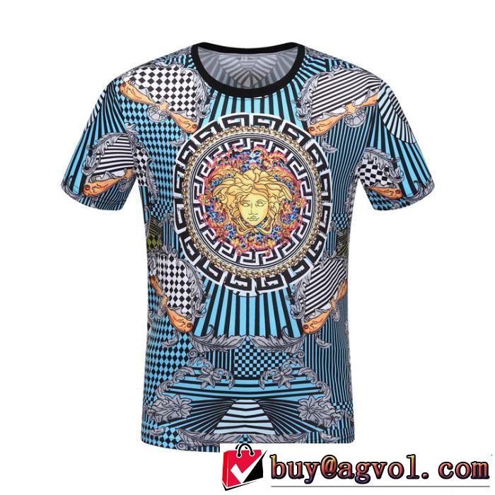 おしゃれデザインも大人気 VERSACE ヴェルサーチ 半袖Tシャツ 2019年最新ファッション