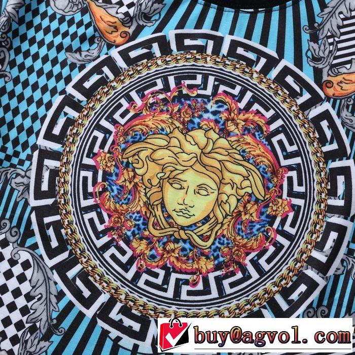 おしゃれデザインも大人気 VERSACE ヴェルサーチ 半袖Tシャツ 2019年最新ファッション