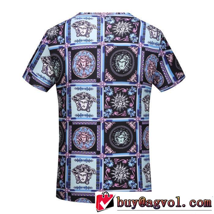 鮮度アップブランド最新 大人カジュアル夏ファッション2019 半袖Tシャツ  VERSACE ヴェルサーチ