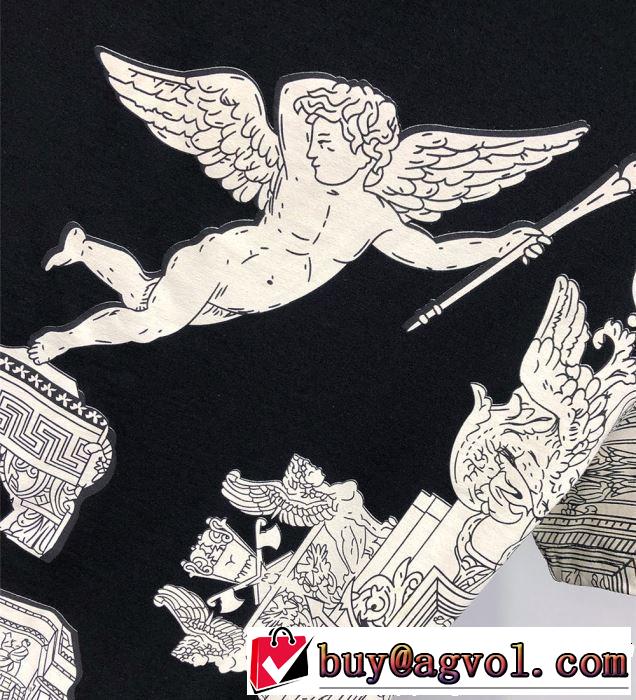 春夏の流行り2019新品 VERSACE ヴェルサーチ 半袖Tシャツ 2色可選 おしゃれデザインも大人気