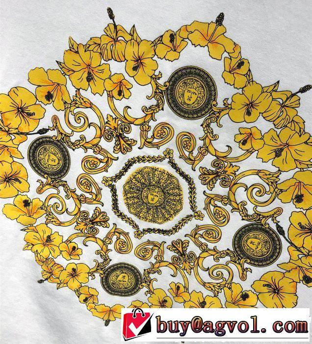 半袖Tシャツ 2色可選 2019春夏トレンドアイテム 今期のトレンド定番アイテム VERSACE ヴェルサーチ