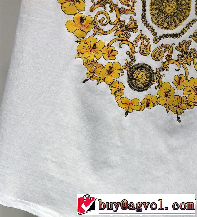 半袖Tシャツ 2色可選 2019春夏トレンドアイテム 今期のトレンド定番アイテム VERSACE ヴェルサーチ