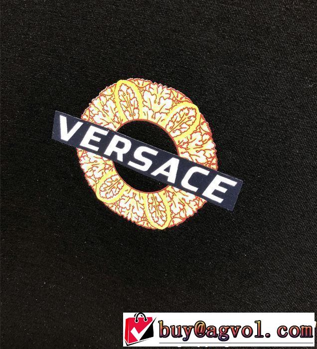 VERSACE ヴェルサーチ 半袖Tシャツ 2色可選 着るだけで上品なスタイル 《2019年》今、注目のストリート