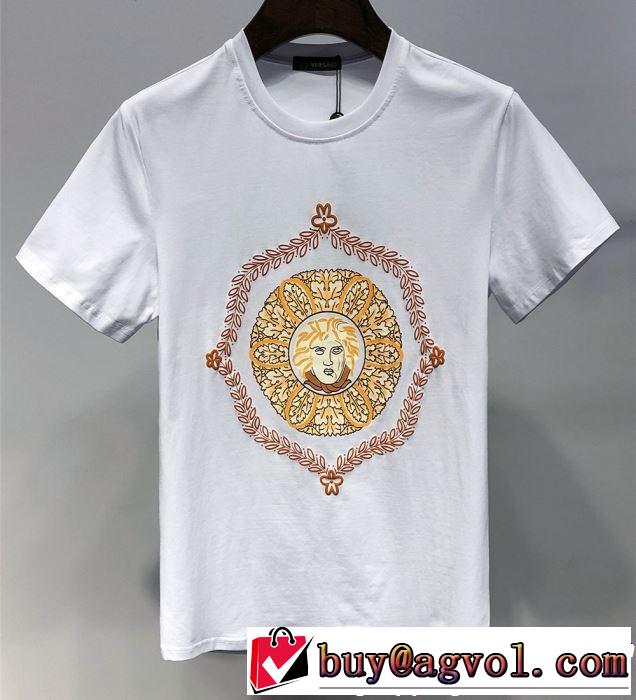 2色可選 半袖Tシャツ 2019SSのトレンド商品 今季トレンドの限定アイテム VERSACE ヴェルサーチ