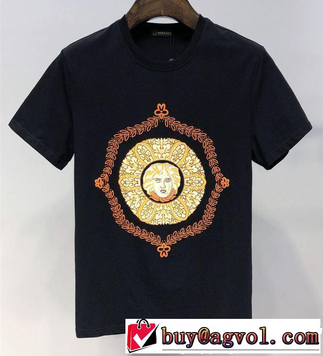 2色可選 半袖Tシャツ 2019SSのトレンド商品 今季トレンドの限定アイテム VERSACE ヴェルサーチ