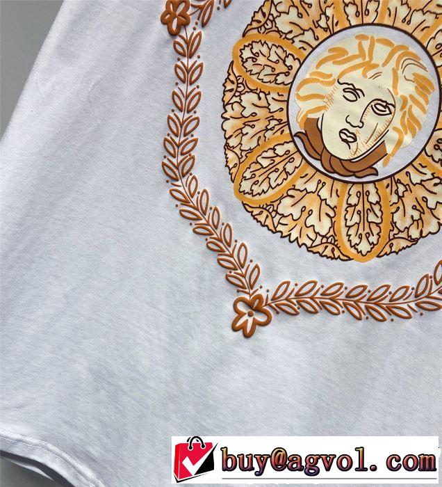 2色可選 半袖Tシャツ 2019SSのトレンド商品 今季トレンドの限定アイテム VERSACE ヴェルサーチ