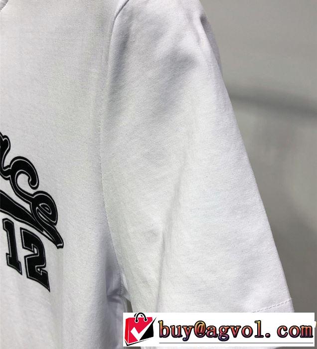 半袖Tシャツ 2色可選 2019春夏も引き続き人気セール スタイルアップ効果 VERSACE ヴェルサーチ