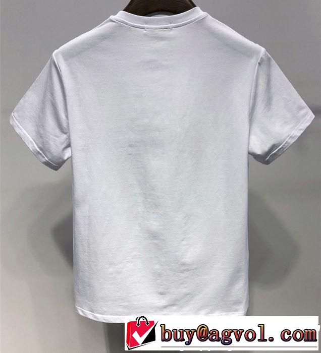 VERSACE ヴェルサーチ 半袖Tシャツ 2色可選 スタイリッシュに新着 大人カジュアル夏ファッション2019