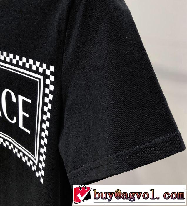 目を引く春夏トップス VERSACE ヴェルサーチ 半袖Tシャツ 2色可選 【2019春夏】最新コレクション