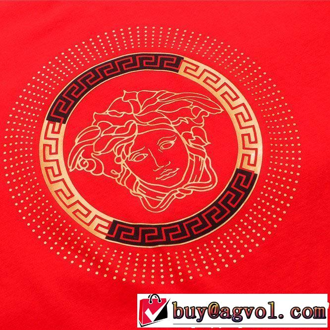 大人っぽいファション感 VERSACE ヴェルサーチ 半袖Tシャツ 3色可選 2019春夏の大注目トレンド