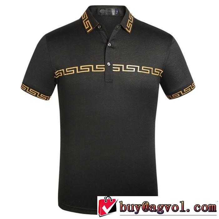 半袖Tシャツ 2色可選 男女兼用 2019年の夏のマスト 定番のスタイル春夏限定 VERSACE ヴェルサーチ