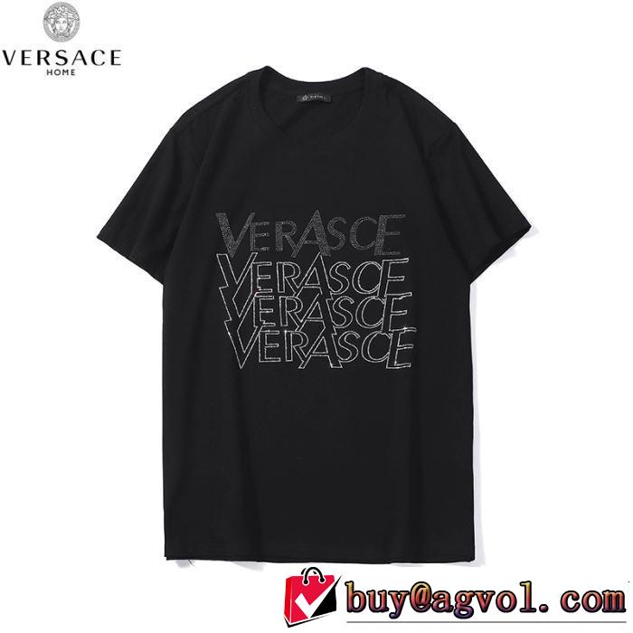 VERSACE ヴェルサーチ 半袖Tシャツ 2色可選 リラックススタイルが実現 2019年の春夏に着たい