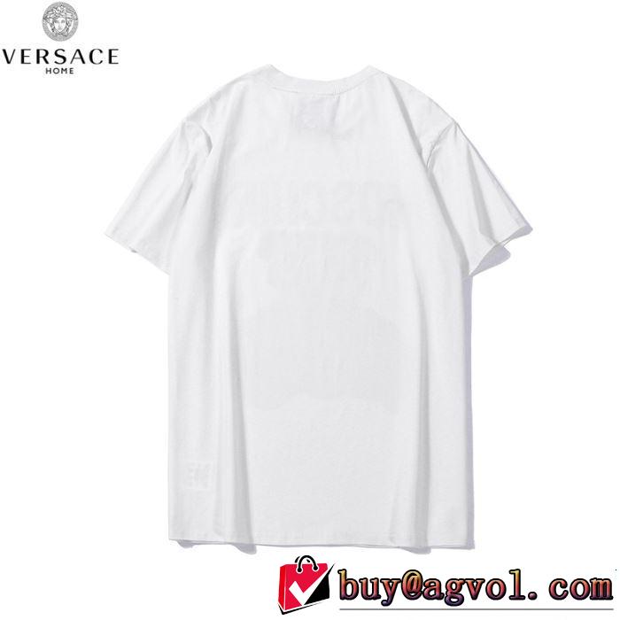 VERSACE ヴェルサーチ 半袖Tシャツ 2色可選 リラックススタイルが実現 2019年の春夏に着たい
