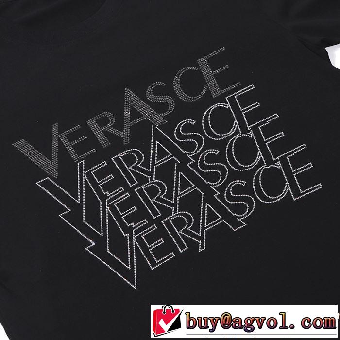 VERSACE ヴェルサーチ 半袖Tシャツ 2色可選 リラックススタイルが実現 2019年の春夏に着たい