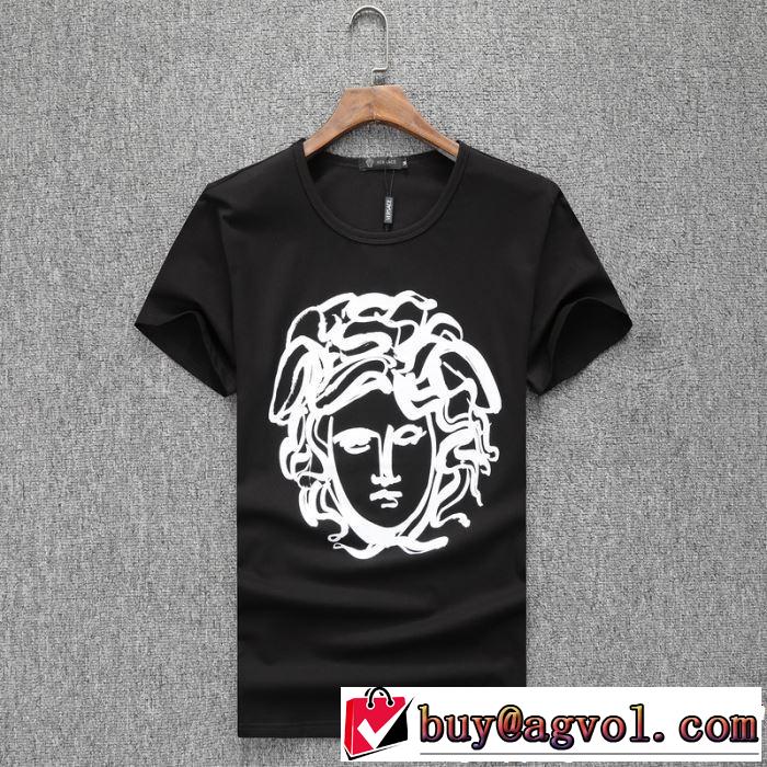 2019春夏の大注目トレンド VERSACE ヴェルサーチ 半袖Tシャツ 3色可選 春色の最旬の人気アイテム